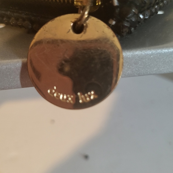 VINTAGE BLACK SEQUENCE/GLITTER WALLET/CLUTCH - Picture 9 of 9